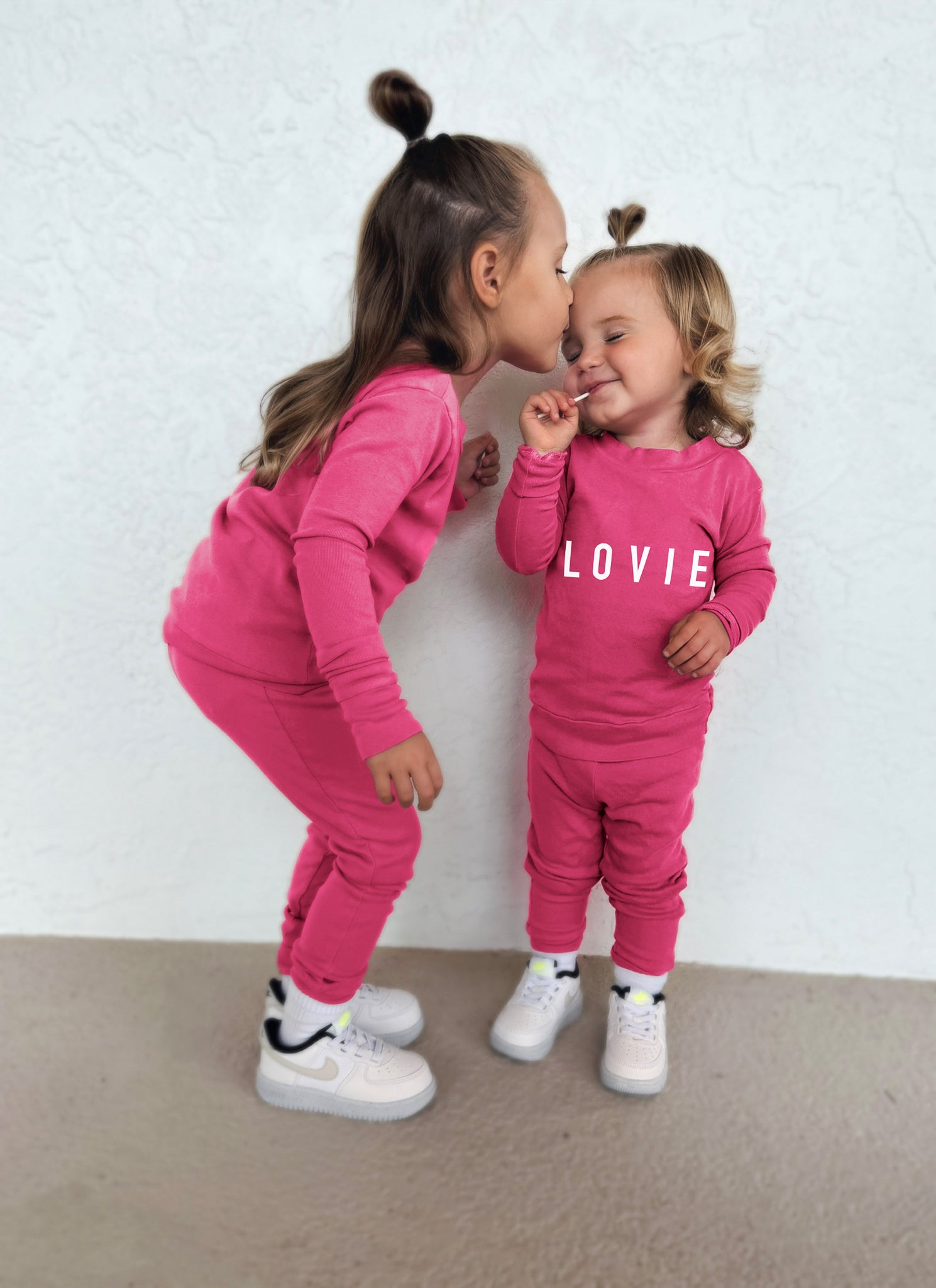 Baby Kids Pink Crush Lovie™ Pajama Set